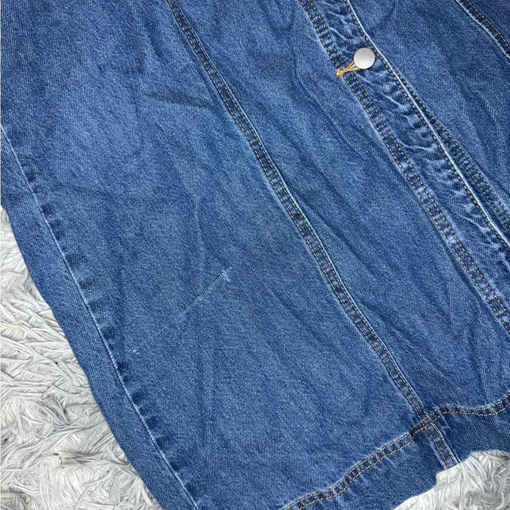 Universal Thread Blue Button-Down Midi Dress - image 5